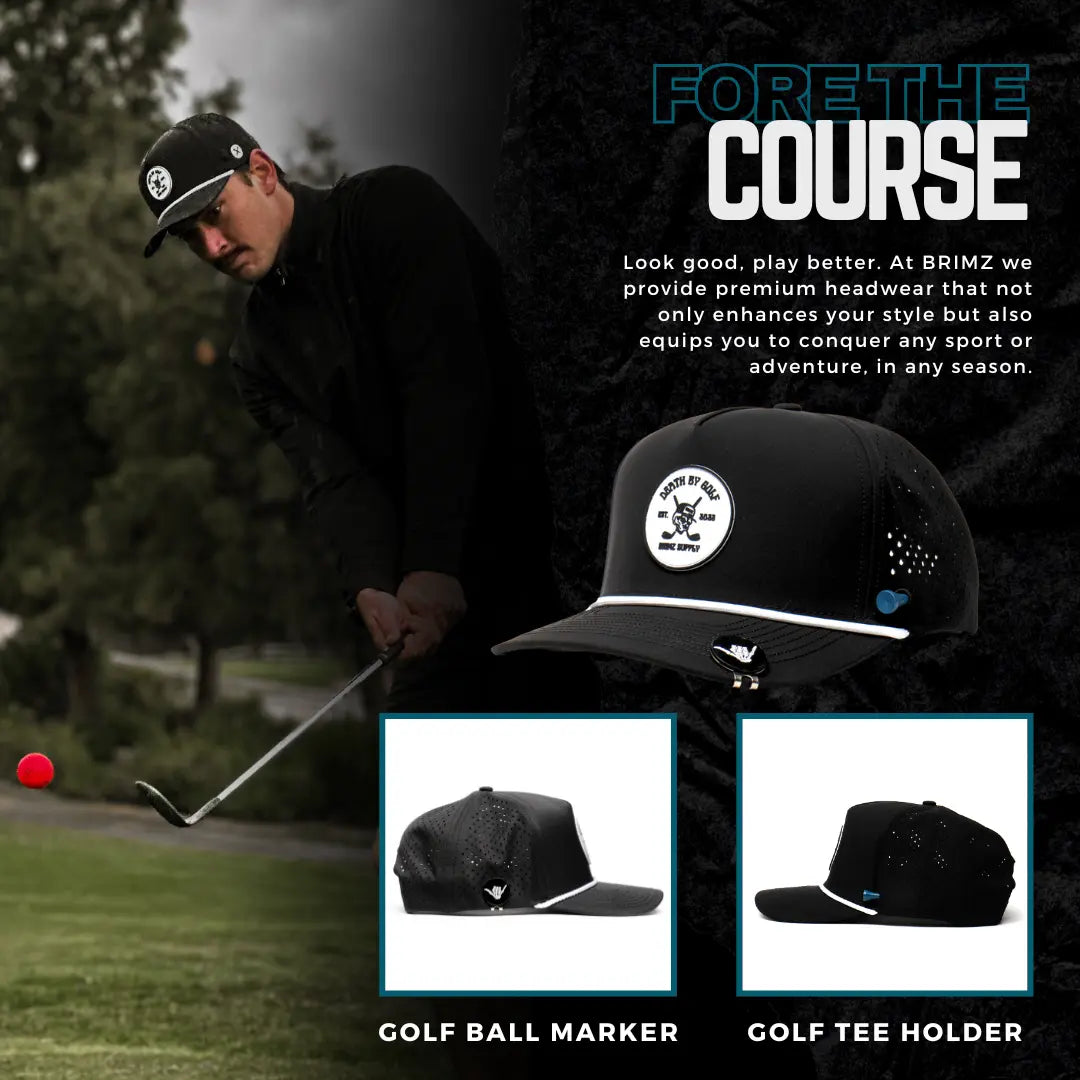 Death By Golf Performance Hats Brimz Supply