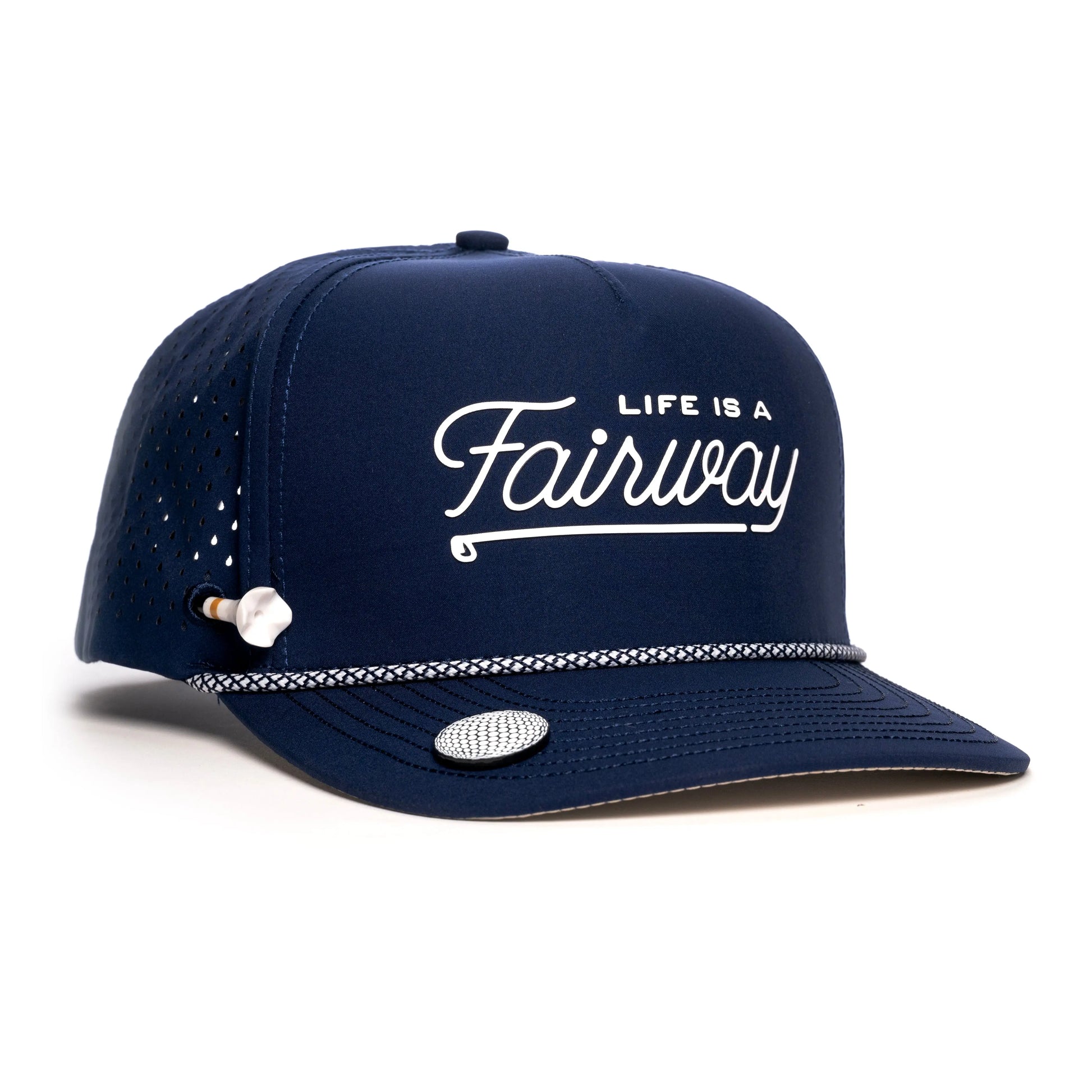Life is a Fairway Golf Performance Hat - Magnetic Brim & Tee Holder Brimz Supply