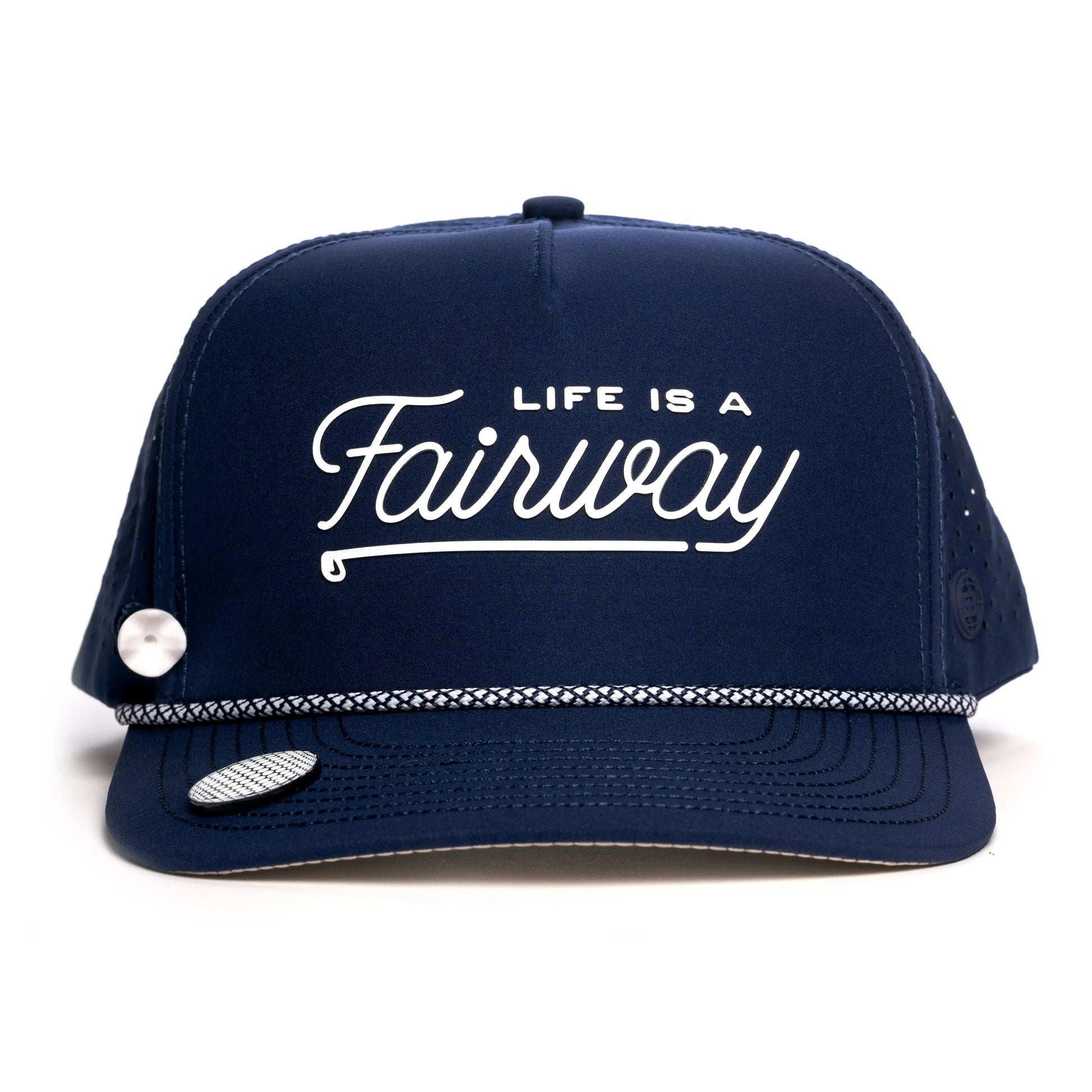 Life is a Fairway Golf Performance Hat - Magnetic Brim & Tee Holder Brimz Supply