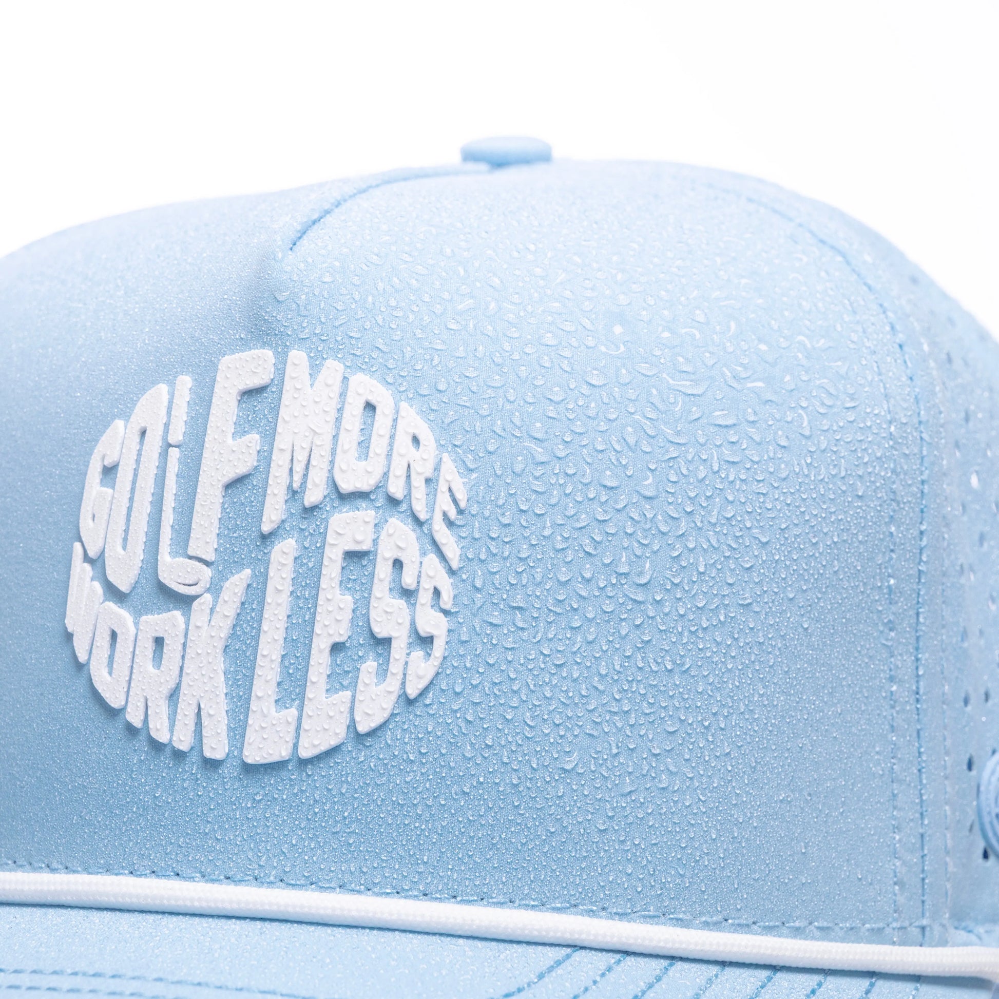 Work Less Golf More Golf Performance Hat - Magnetic Brim & Tee Holder Brimz Supply