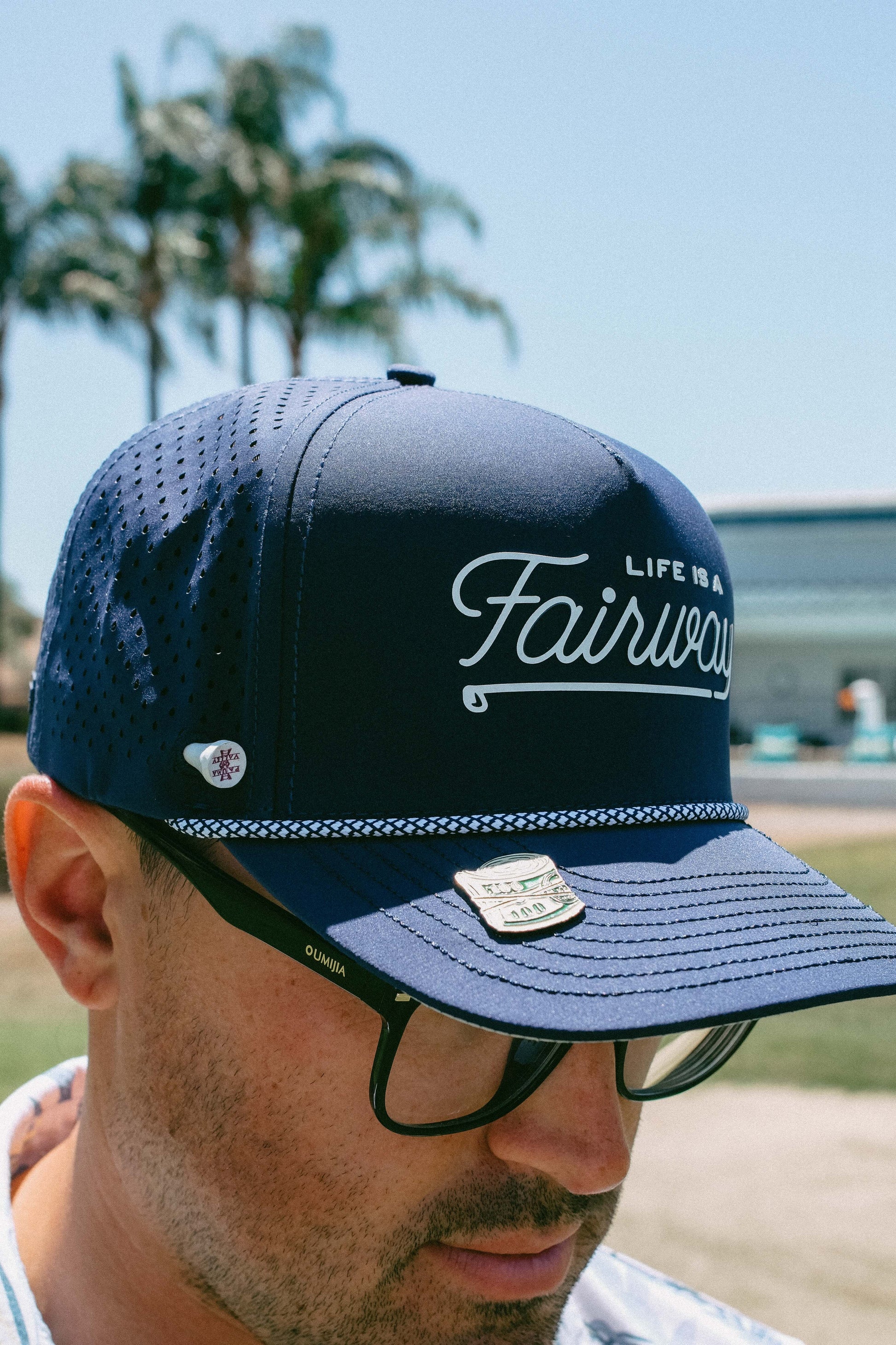 Life is a Fairway Golf Performance Hat - Magnetic Brim & Tee Holder Brimz Supply