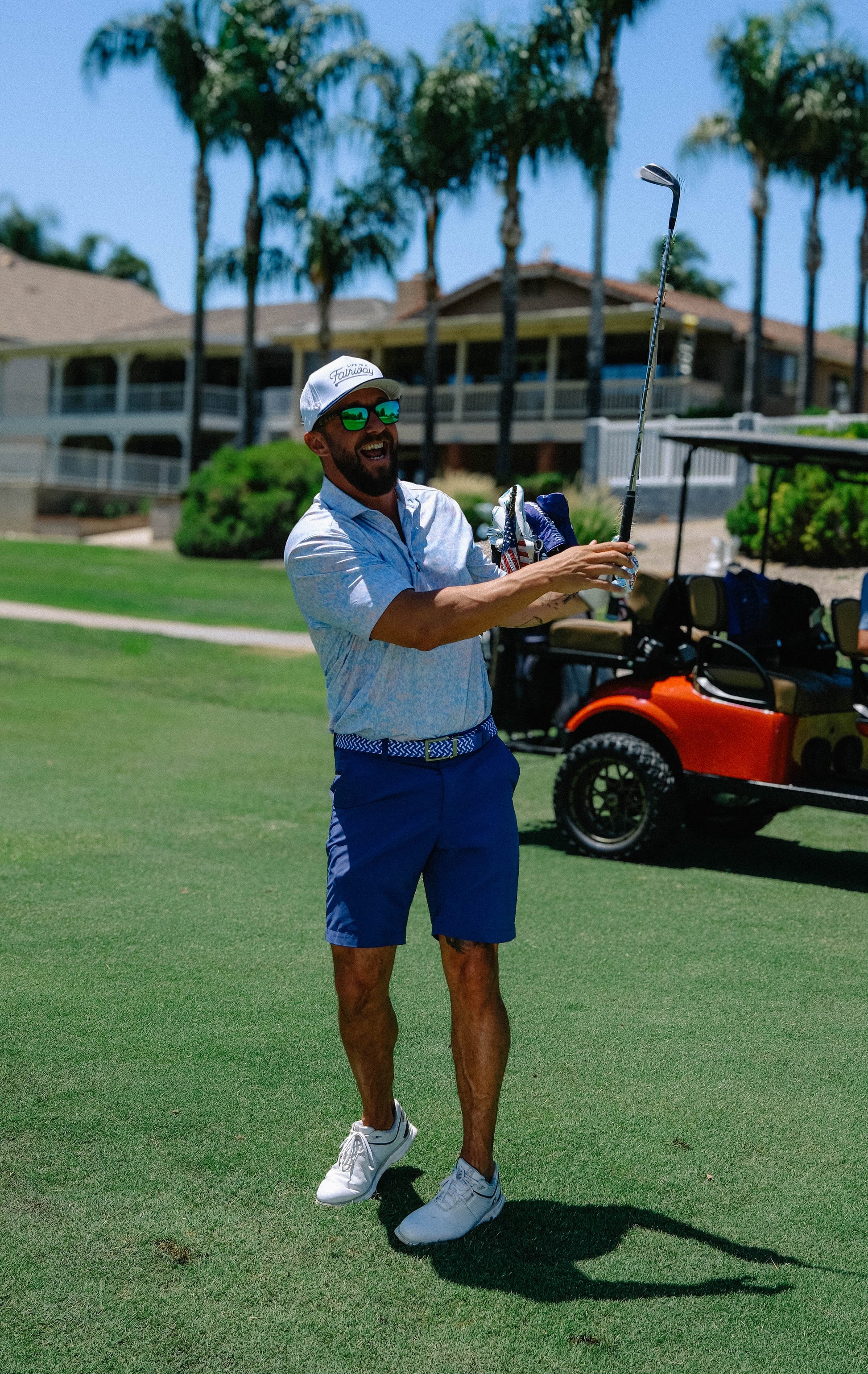 Life is a Fairway Golf Performance Hat - Magnetic Brim & Tee Holder Brimz Supply