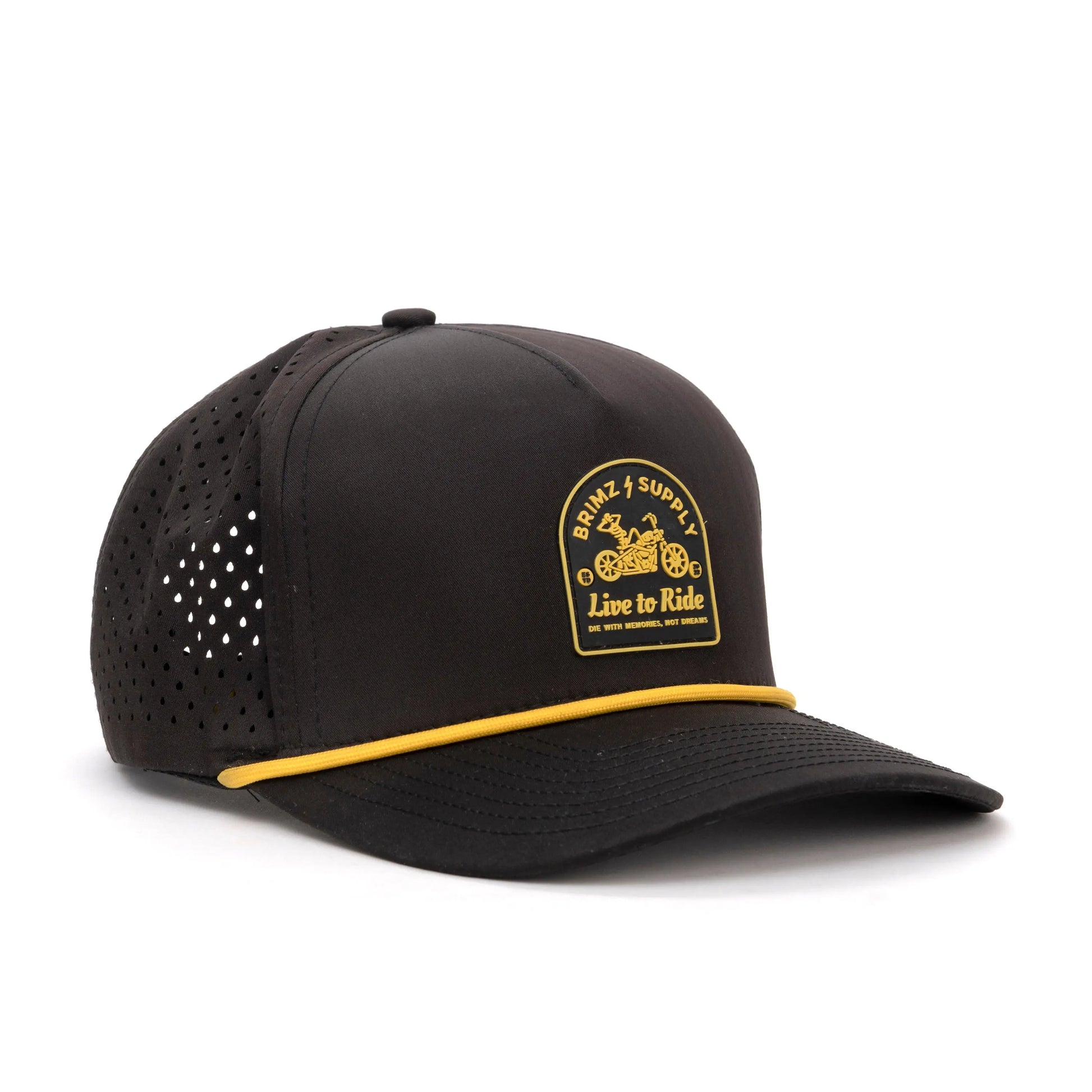 Live To Ride Performance Hat Brimz Supply