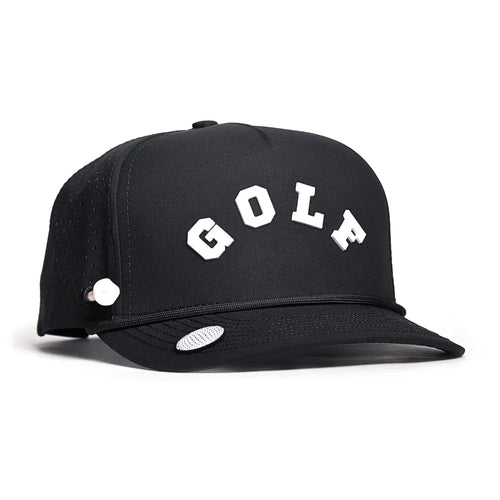 帽子 Cph/golf BRIM JET CAP CPHG SIDE MESH JET CAP - BLACK - – Cph/Golf™︎
