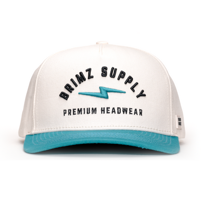 Brimz Classic Cotton Hat - Off White/Teal