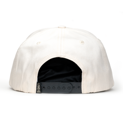 Brimz Classic Cotton Hat - Off White/Black