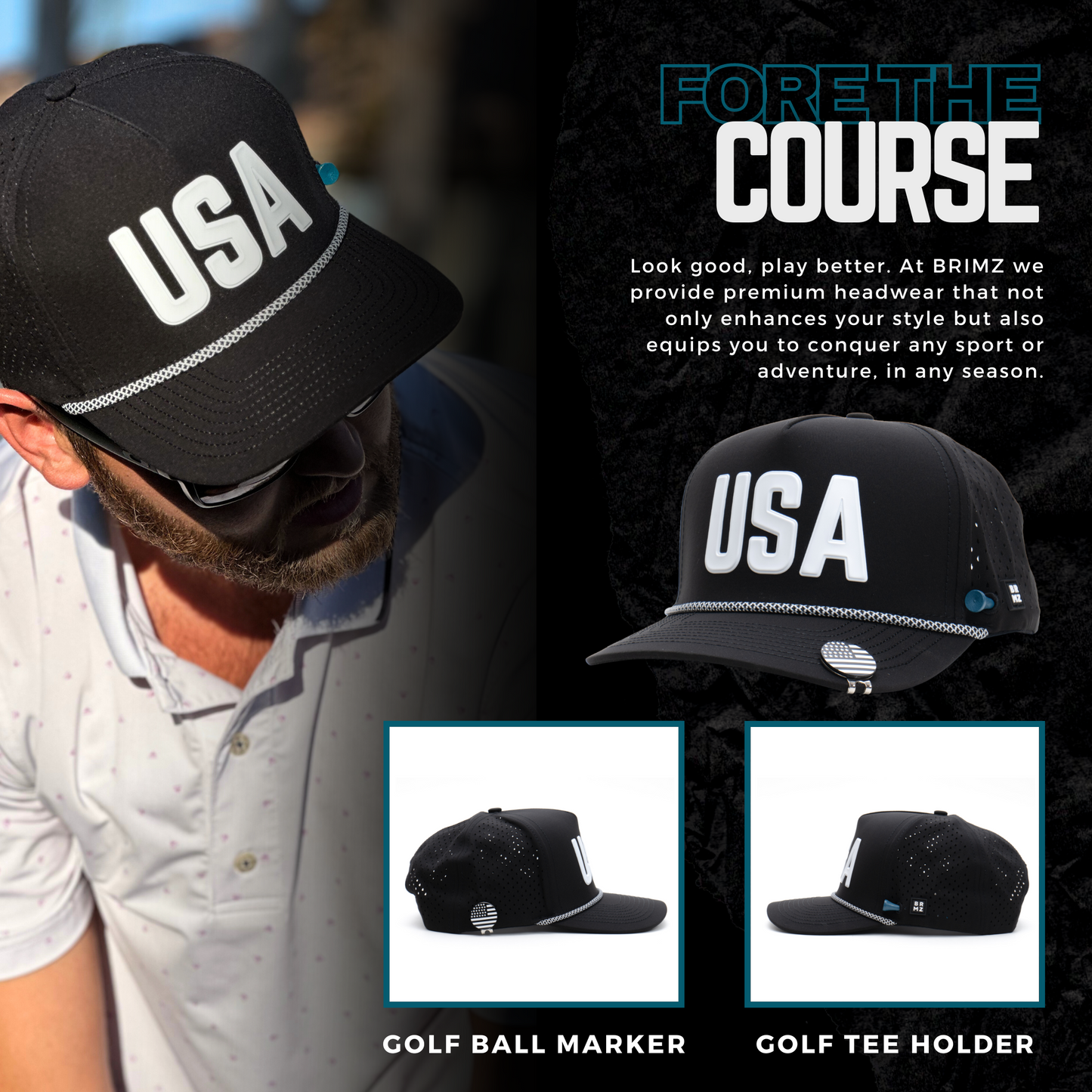 USA Golf Performance Hats