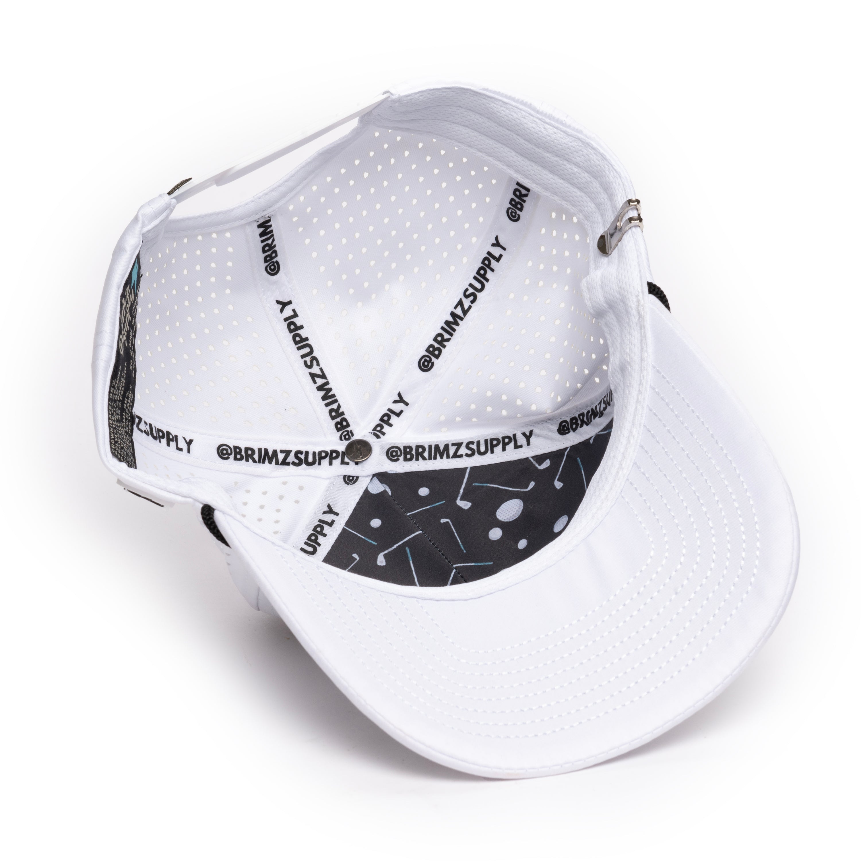 Golf Performance Hat (Death By Golf - White)