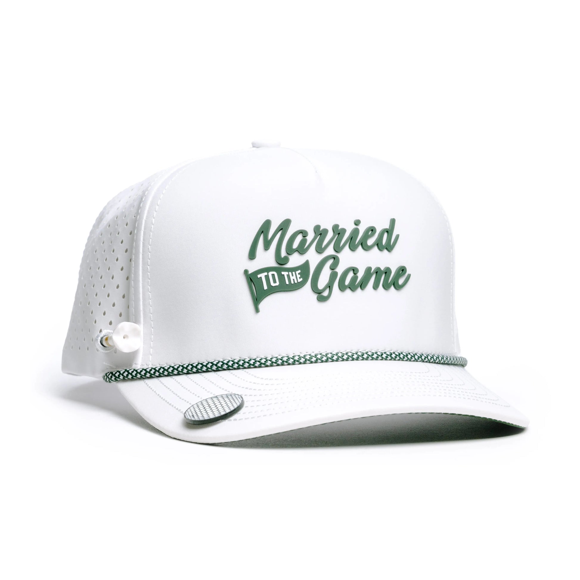 Married to the Game Golf Performance Hat - Magnetic Brim & Tee Holder Brimz Supply