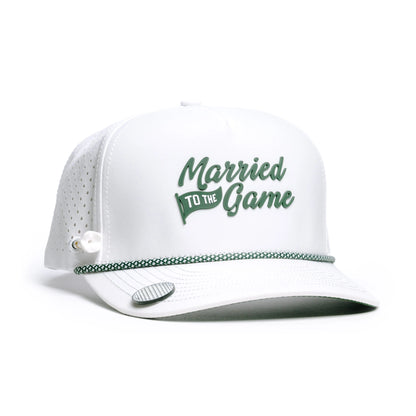 Married to the Game Golf Performance Hat - Magnetic Brim & Tee Holder Brimz Supply