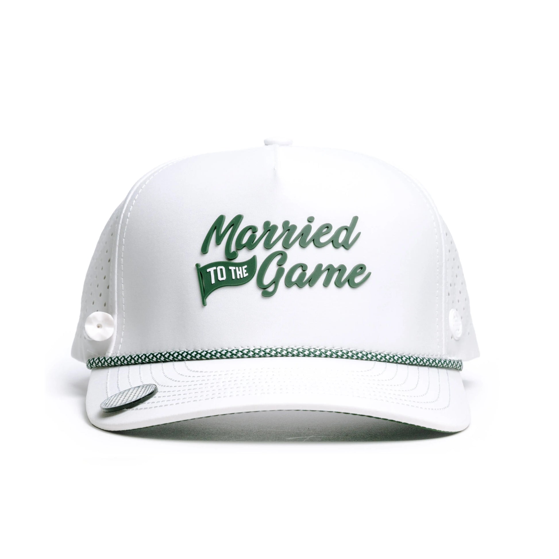 Married to the Game Golf Performance Hat - Magnetic Brim & Tee Holder Brimz Supply