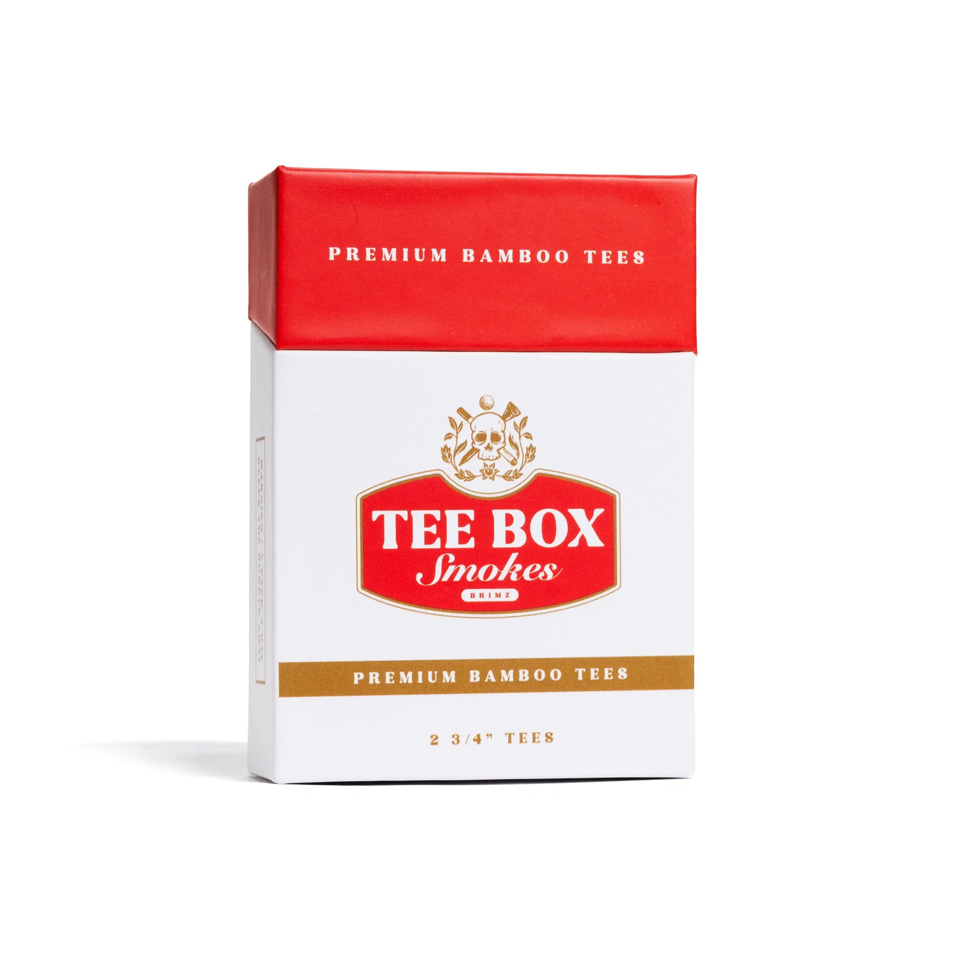 Tee Box Smokes - Premium Bamboo Golf Tees - Reusable Magnetic Box Brimz Supply