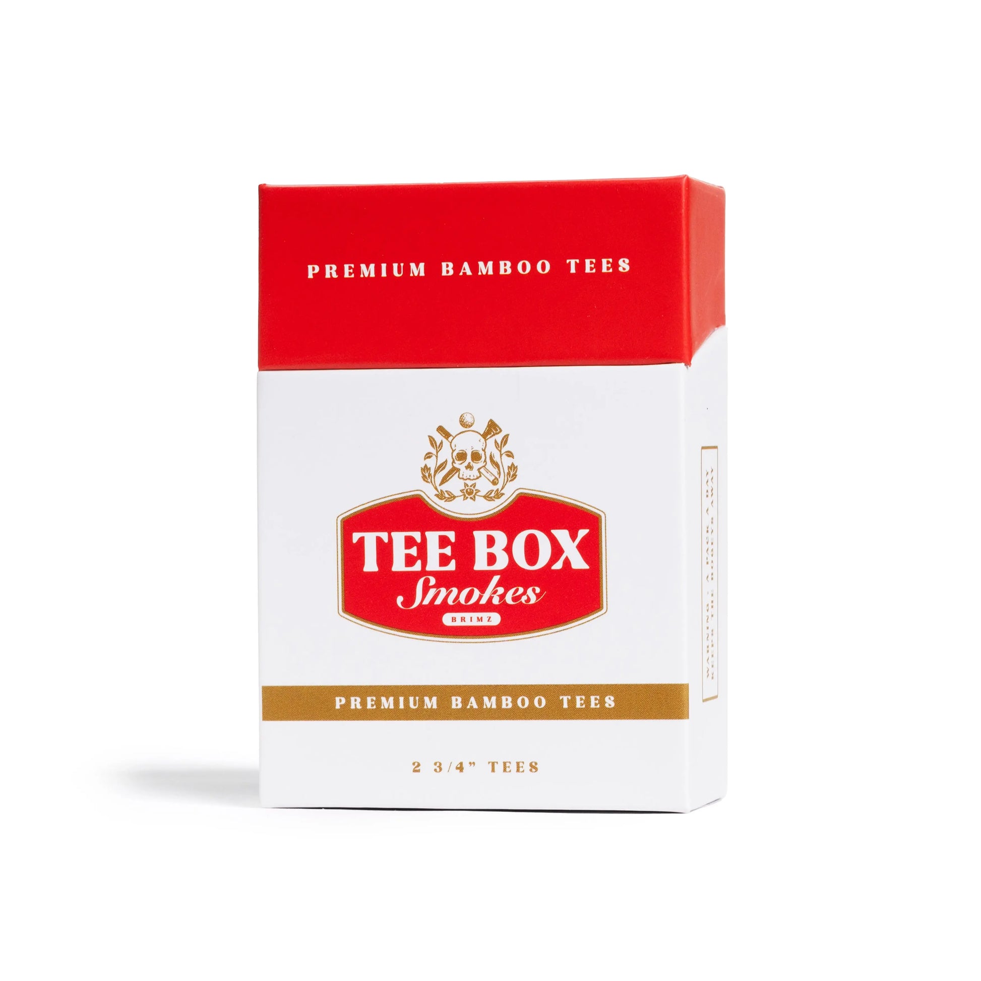 Tee Box Smokes - Premium Bamboo Golf Tees - Reusable Magnetic Box Brimz Supply