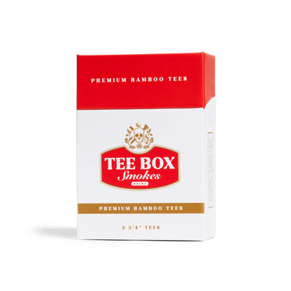 Tee Box Smokes - Premium Bamboo Golf Tees - Reusable Magnetic Box Brimz Supply