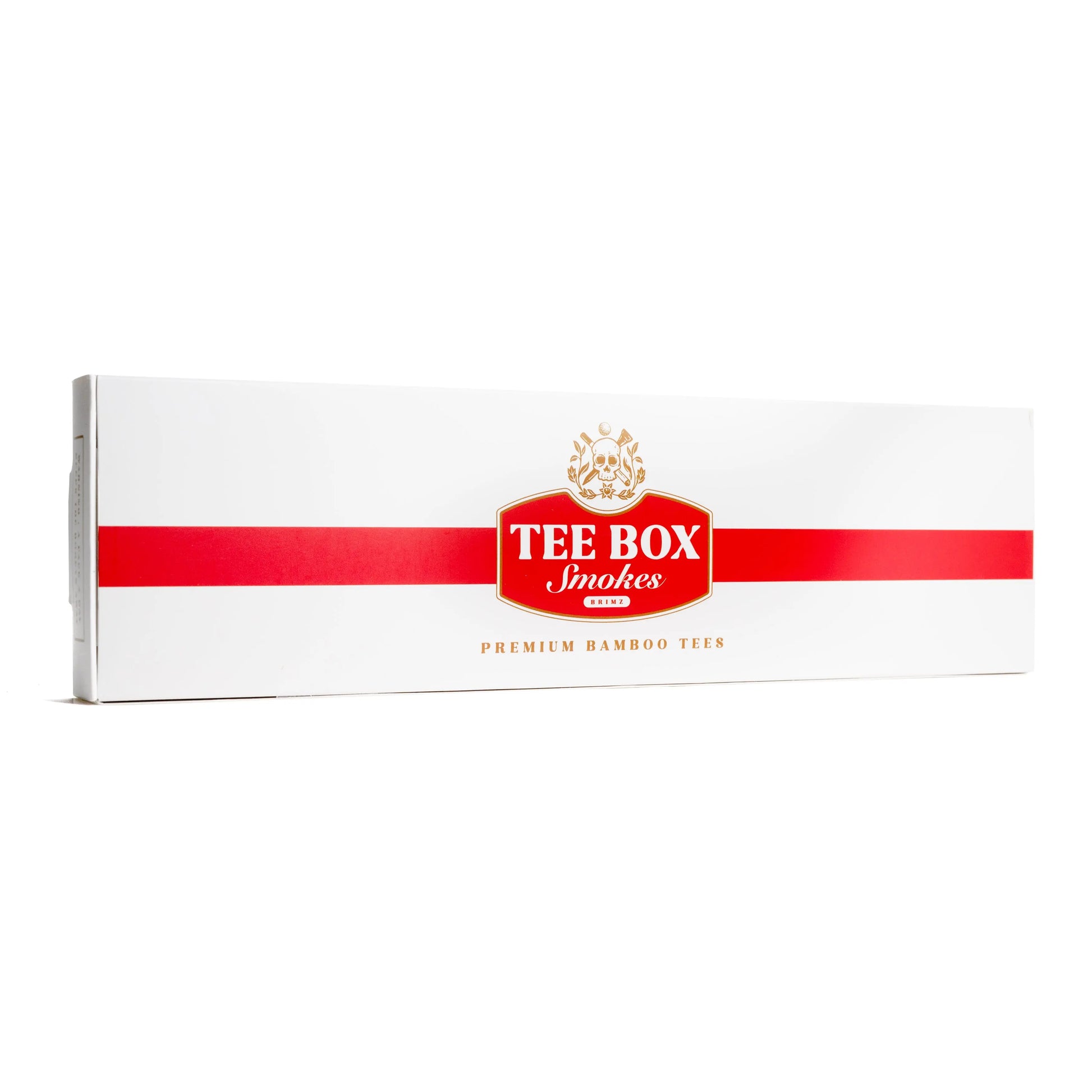 Tee Box Smokes - Premium Bamboo Golf Tees - Reusable Magnetic Box Brimz Supply
