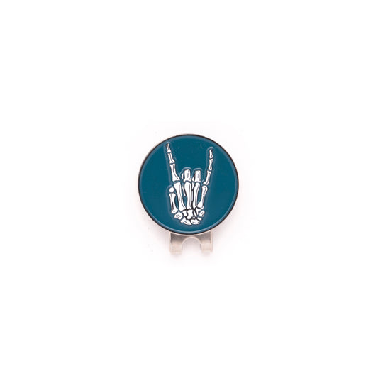 Skeleton Hand Golf Ball Marker Double-sided