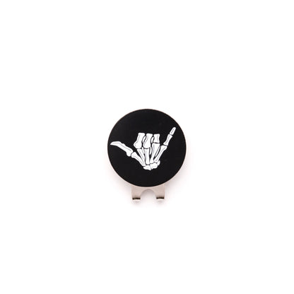 Skeleton Hand Golf Ball Marker Double-sided