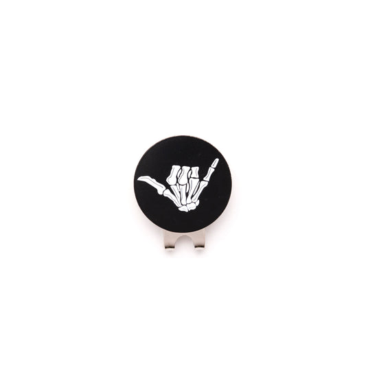 Skeleton Hand Golf Ball Marker Double-sided